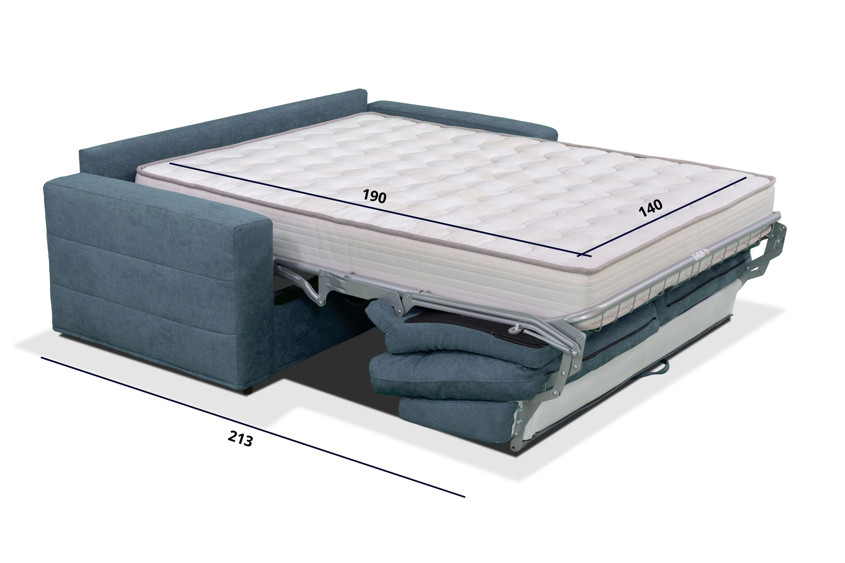 Dimensioni del divano letto chiuso